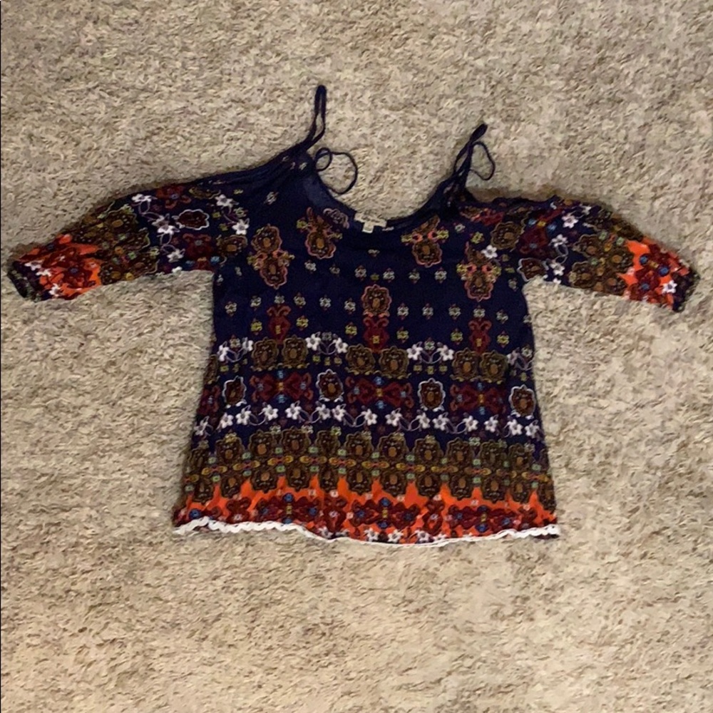 Lily Star floral shirt